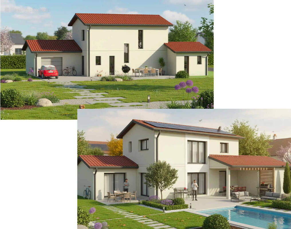 Terrain à SAINT-ROMAIN-DE-POPEY