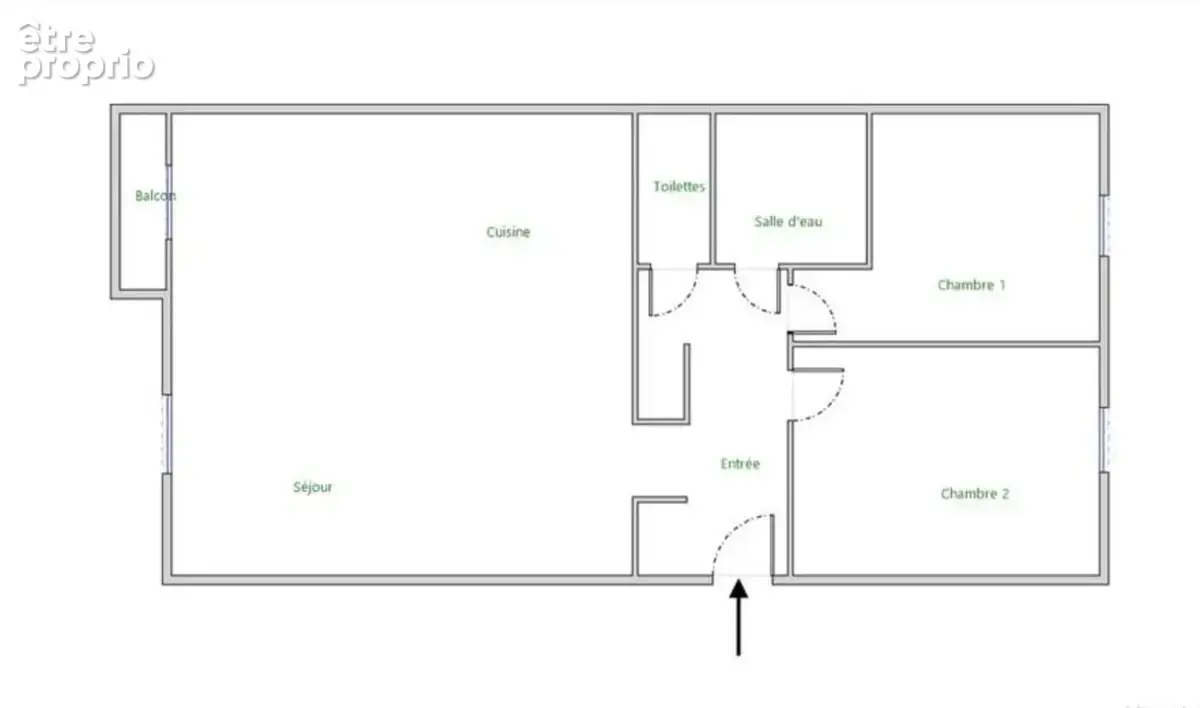 Appartement Nantes 3 pièces (61 m²) rénové - photo 13