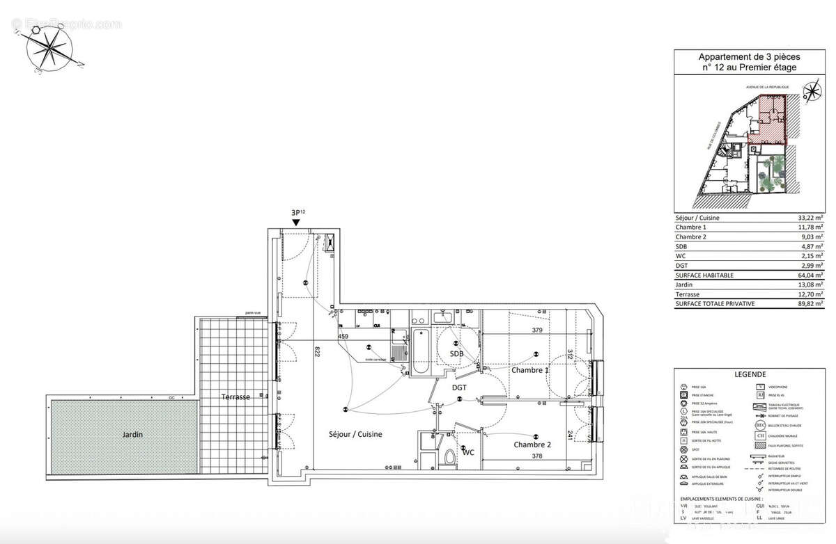 Appartement à COURBEVOIE