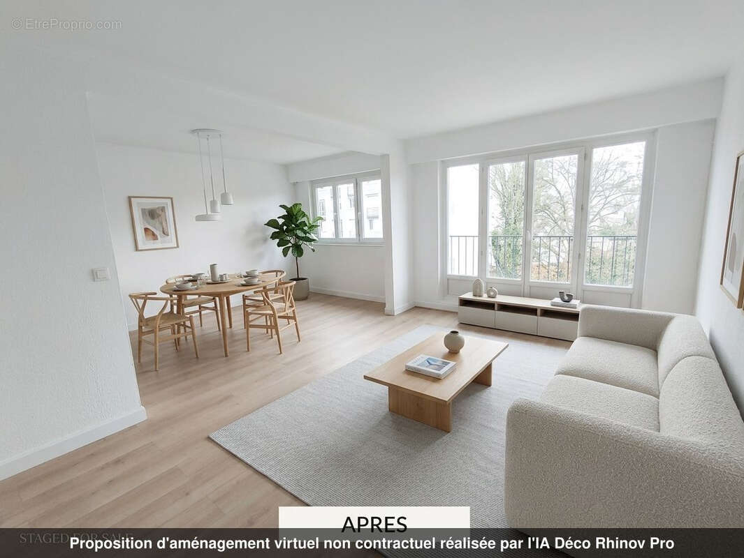 Appartement t4 - 2 chambres - chilly mazarin - photo 5