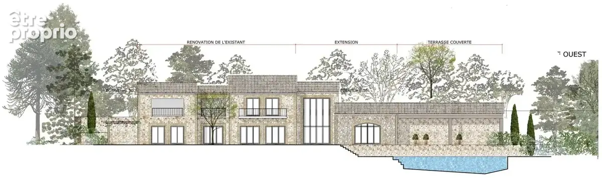Spéracèdes : Villa avec vue mer panoramique et permis de construire accordé pour une extension d'exception - photo 11