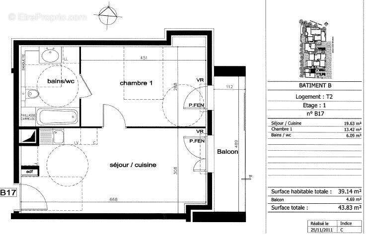 Appartement à DECINES-CHARPIEU