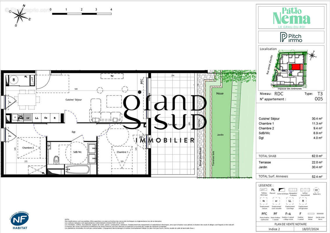 Appartement à LE GRAU-DU-ROI