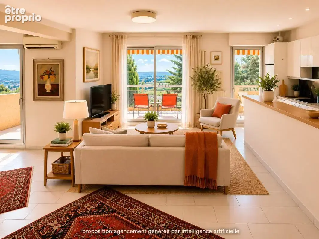 Appartement T4 101 m² avec terrasse à Aix-en-Provence secteur Nord dans résidence sécurisée - photo 3