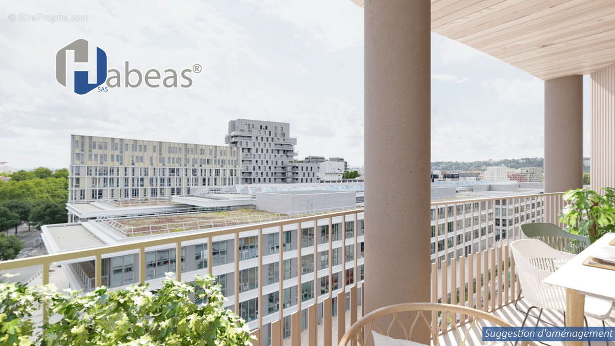 Appartement T1 de 31,64m² au 9em étage avec balcon de 5.46m² et cellier, Lyon 7 - photo 4
