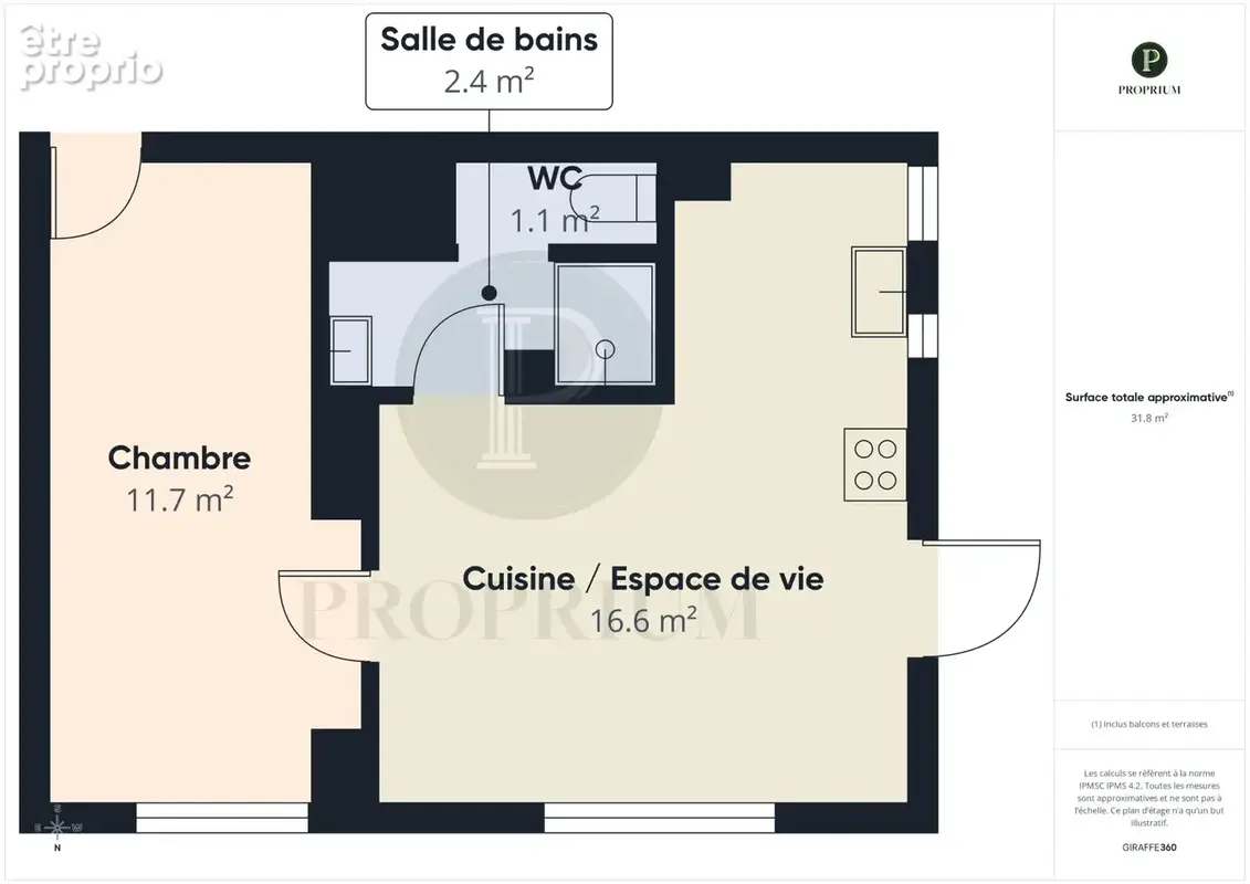 Appartement 1 pièce 33 m² à vendre à Versailles (78000) - photo 9