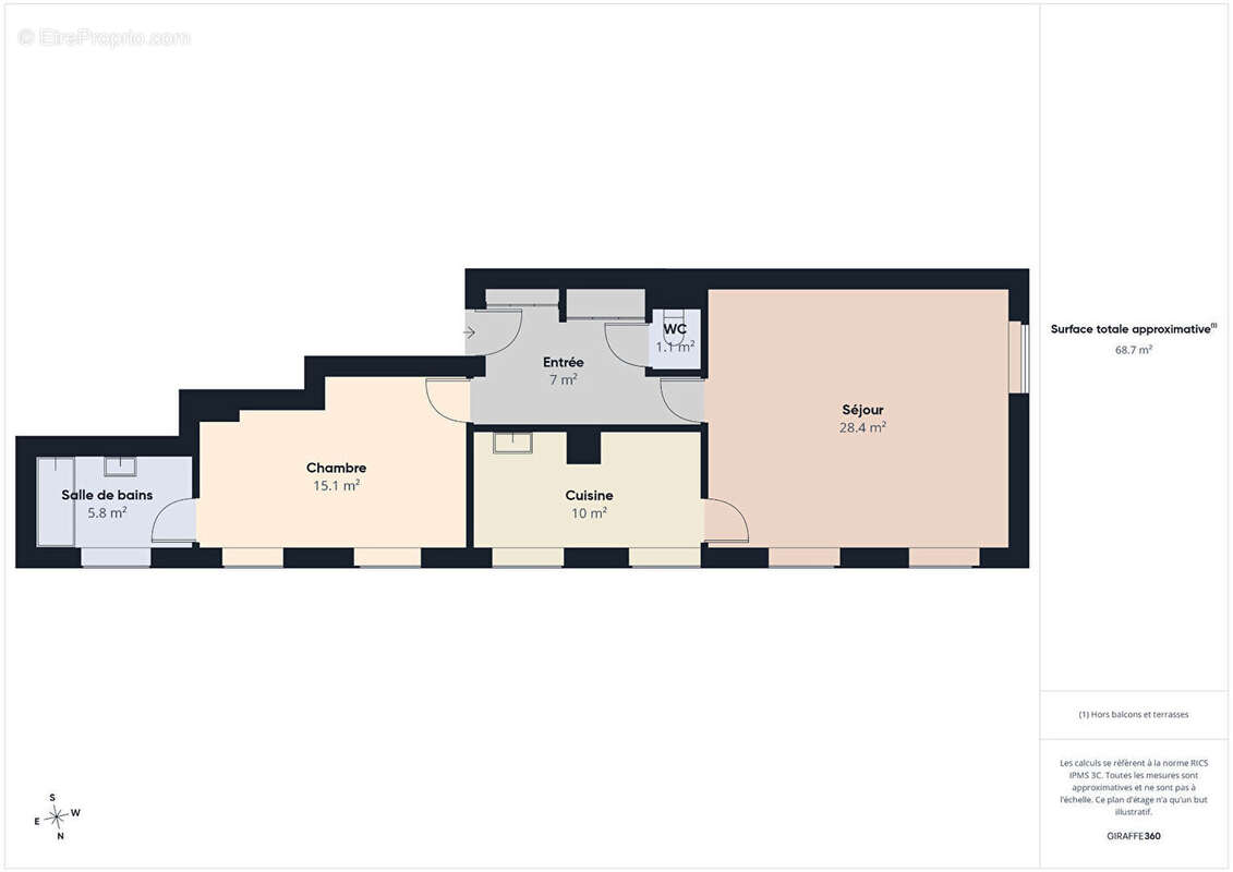 Appartement T2 de 65 m² avec parking / Résidence recherchée à Albi - photo 10