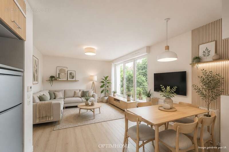 Mairie des lilas -  immeuble 2012 - appartement 3 pièces - 2 chambres– 53 m² – - photo 14