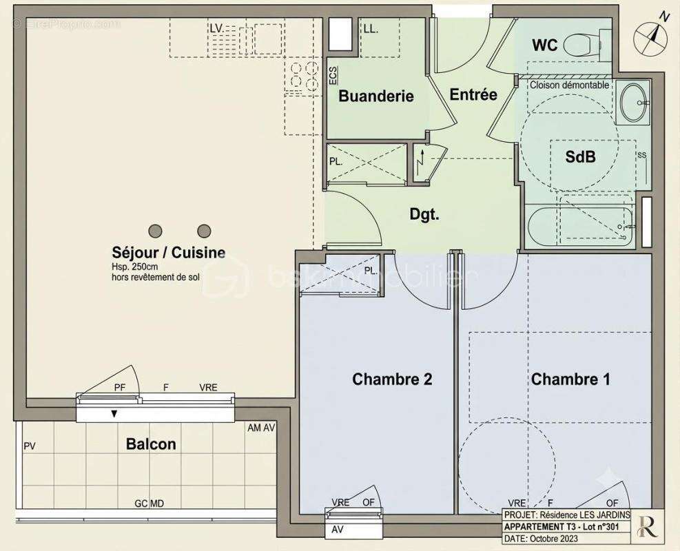 Appartement à LA CHAPELLE-DES-FOUGERETZ