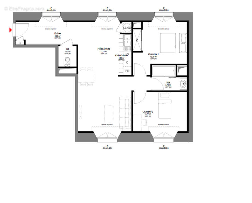 Appartement à FONTAINEBLEAU