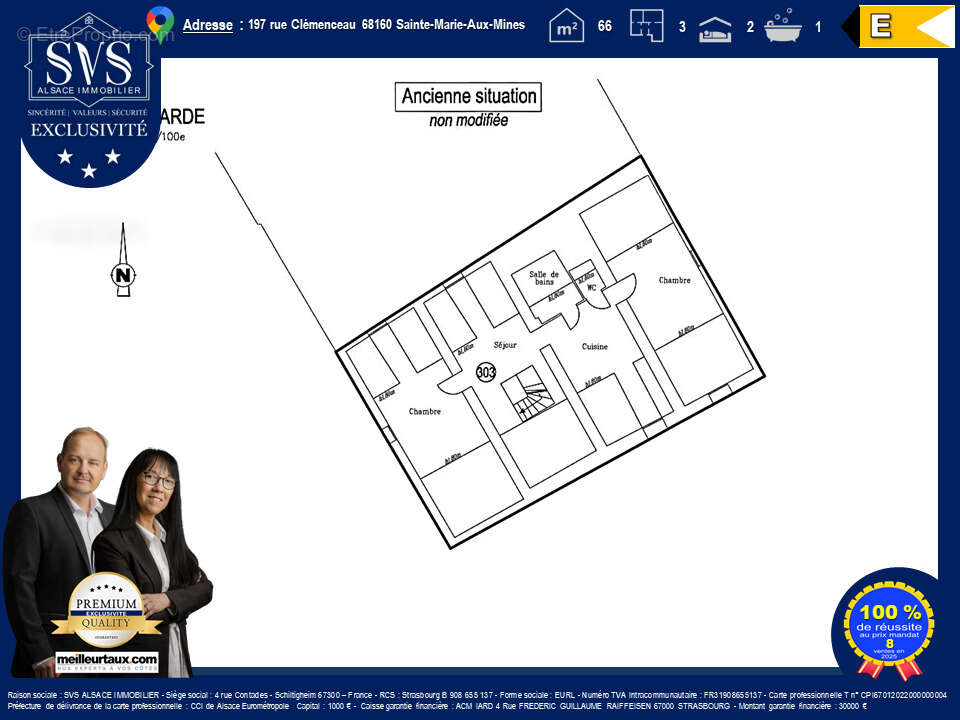 Appartement à SAINTE-MARIE-AUX-MINES