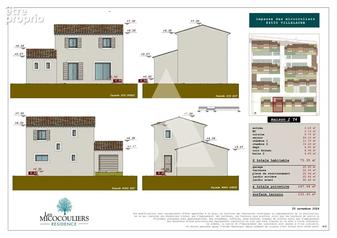 Prox Pertuis Maison T3 75,35 m2 hab avec terrasse, jardin et garage - photo 4