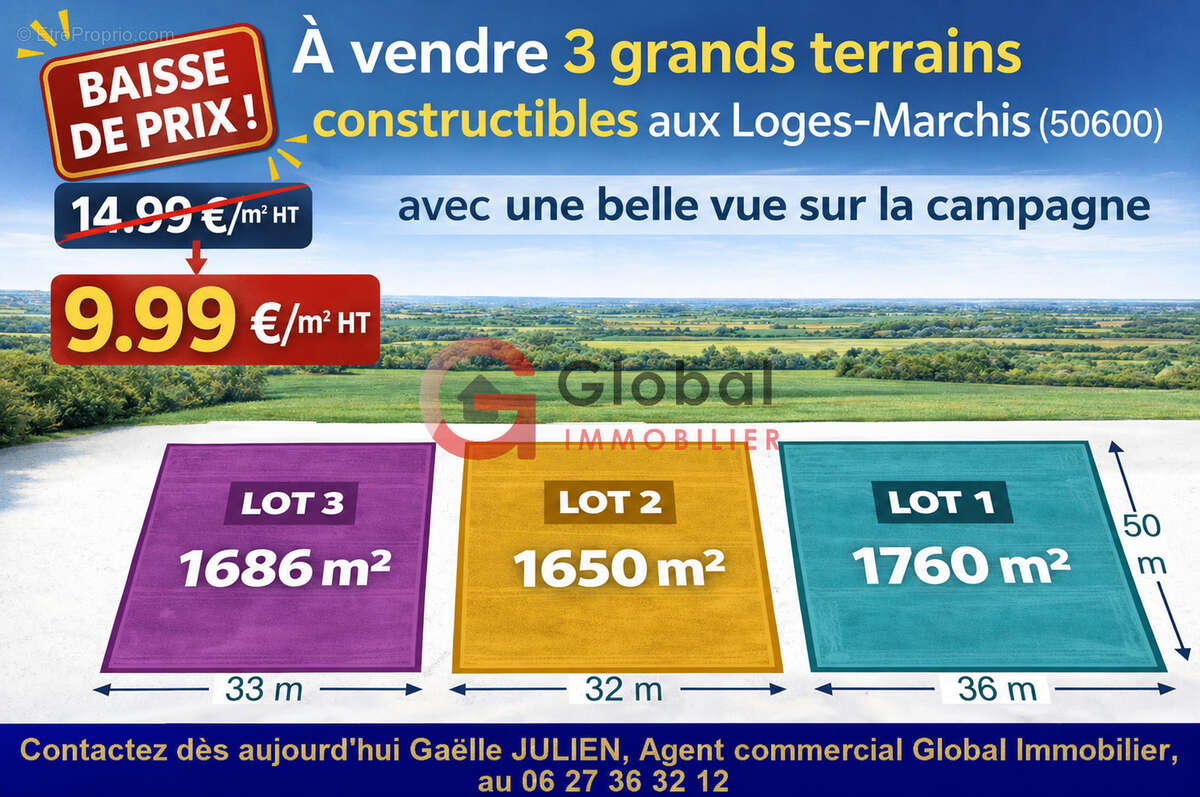 Terrain à LES LOGES-MARCHIS