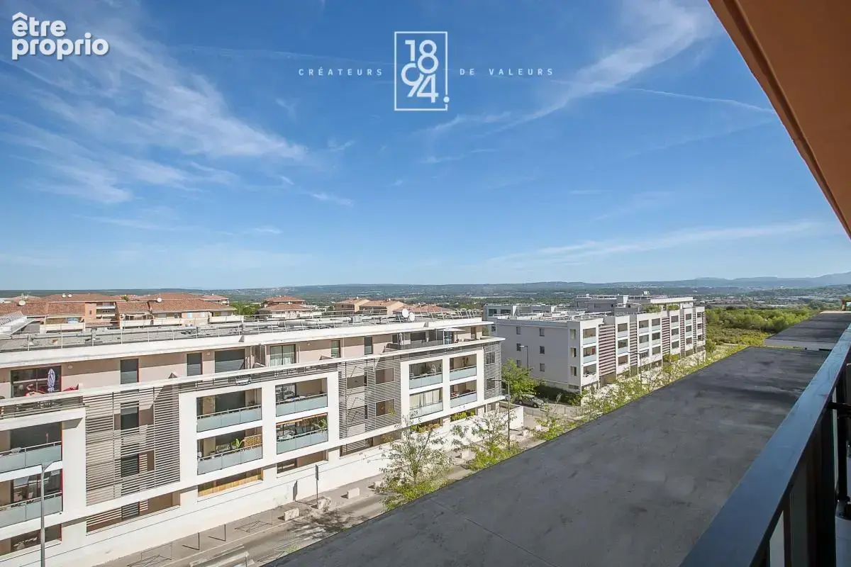 Appartement grand T5 avec Terrasse à vendre Aix-En-Provence La Duranne  124 m²  Terrasse 100m2 I Calme I Parking ss - photo 11