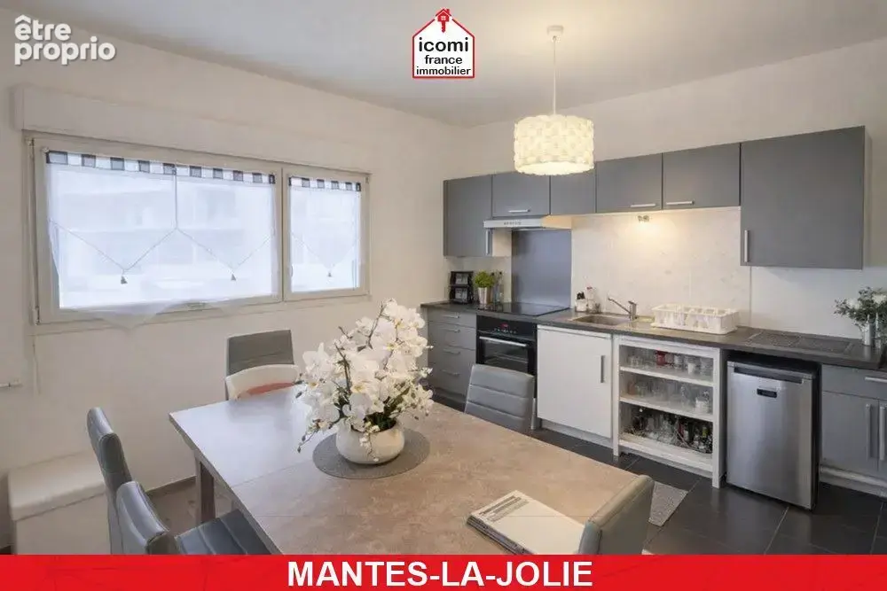Yvelines - mantes-la-jolie (78200) - a vendre - appartement t3 avec terrasse et parking 2 voitures - belle piece de vie avec cui - photo 1