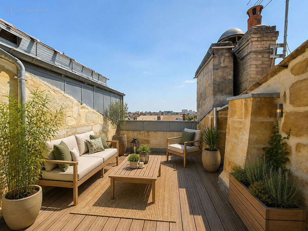 T2 49m² rénové avec terrasse Sud de 14 m² - photo 3
