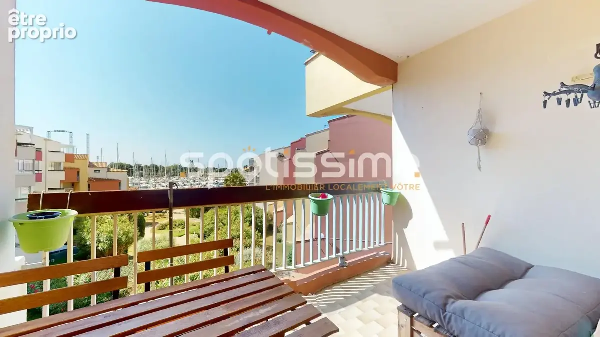 CAP D'AGDE - Malfato - Studio cabine avec vue port et parking - photo 1