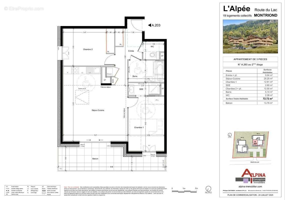 Appartement à MONTRIOND