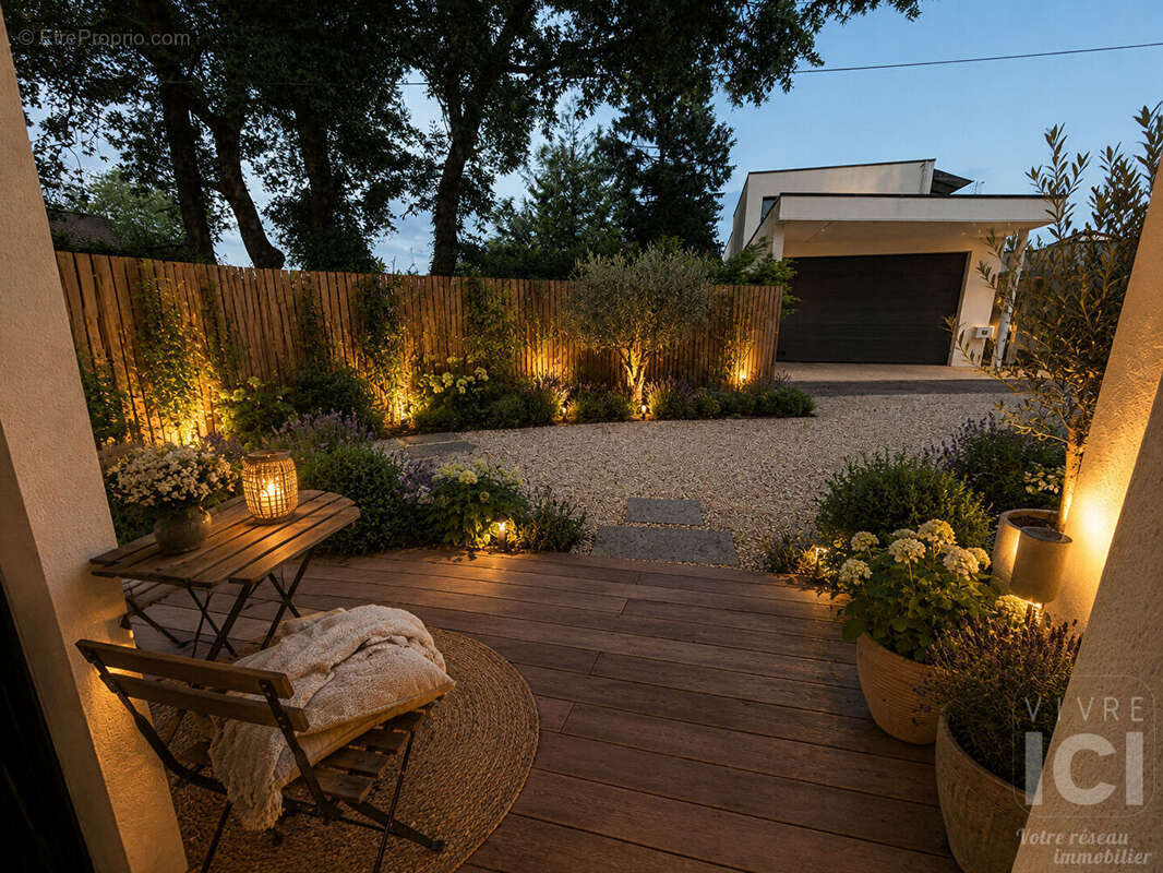 Maison - contemporaine - 140m² - 5 chambres - bourg - photo 17