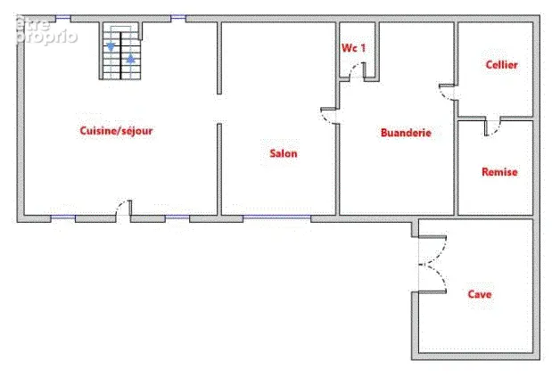 Maison en pierre rénovée de 150 m²  4 chambres dépendances  terrain clos  1489m² - photo 16