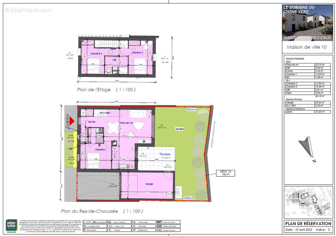 Maison à SAINT-ANDRE-DES-EAUX