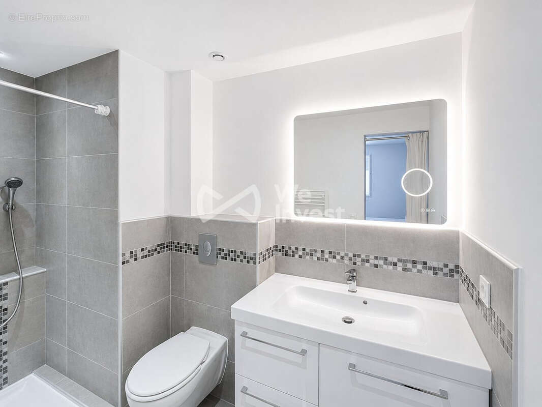 Salle d'eau de la suite parentale - Maison à MAUGUIO