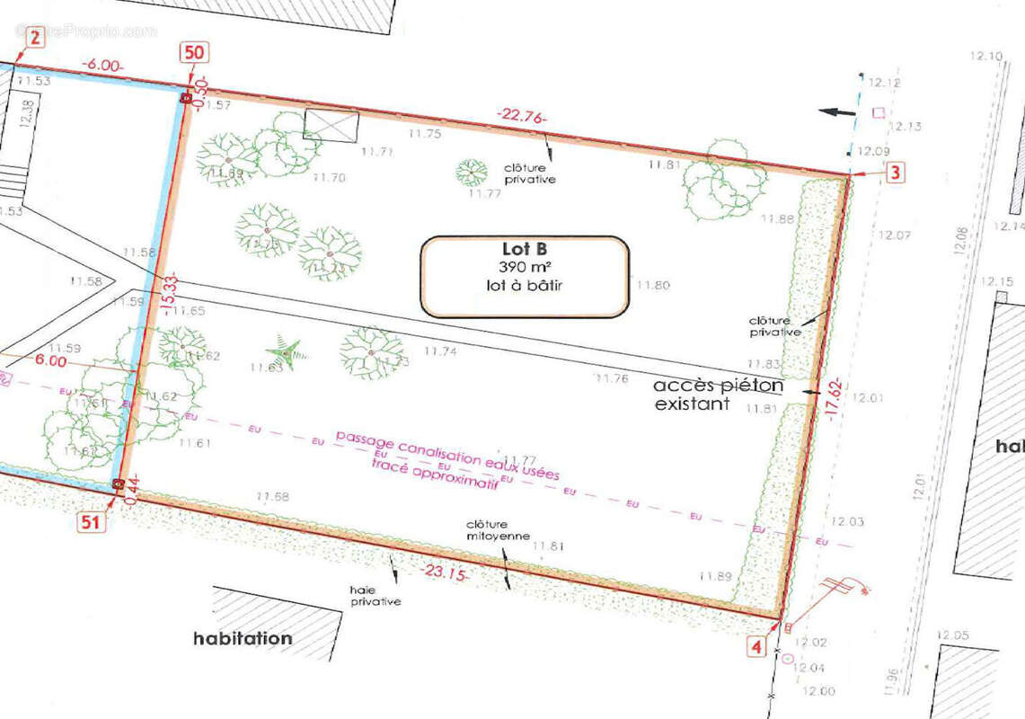 Terrain à LE VAUDREUIL