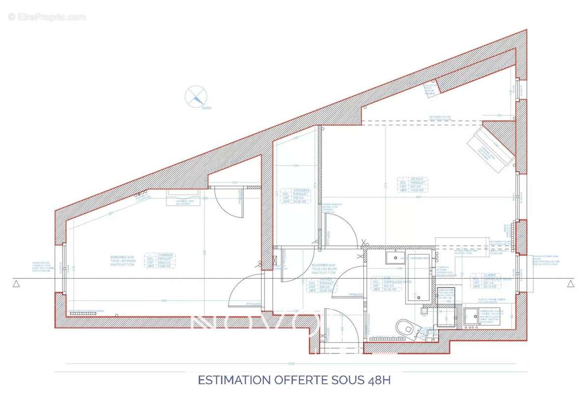 Appartement à PARIS-18E