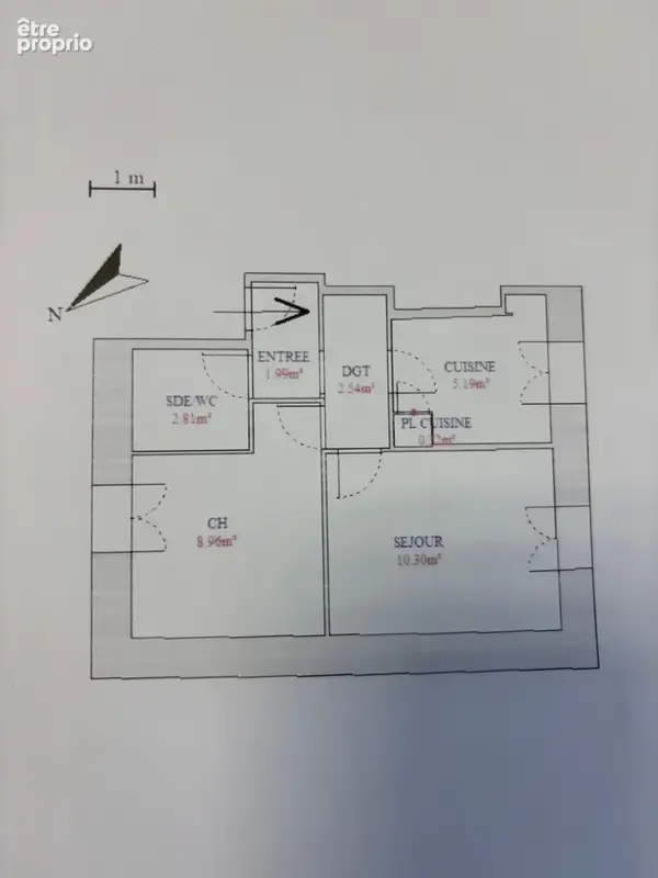 Rue de Guin T2 32 m2 - photo 4