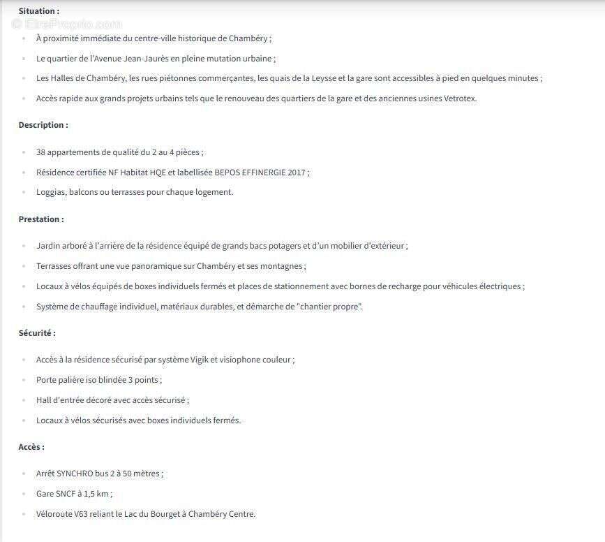 Photo 4 - Appartement à CHAMBERY