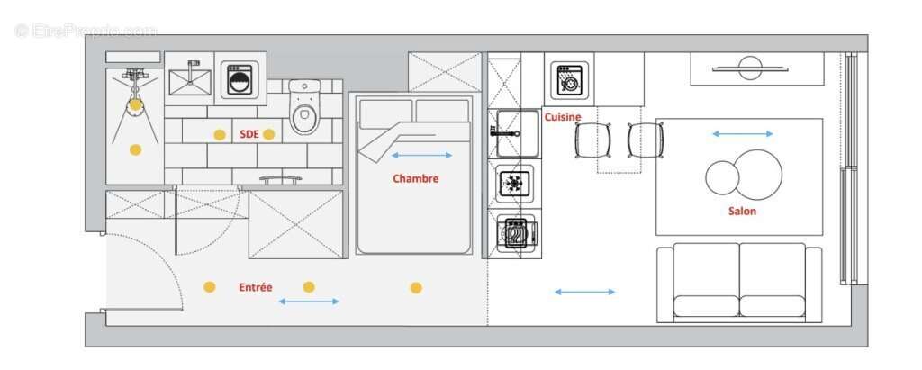 Appartement à PARIS-17E