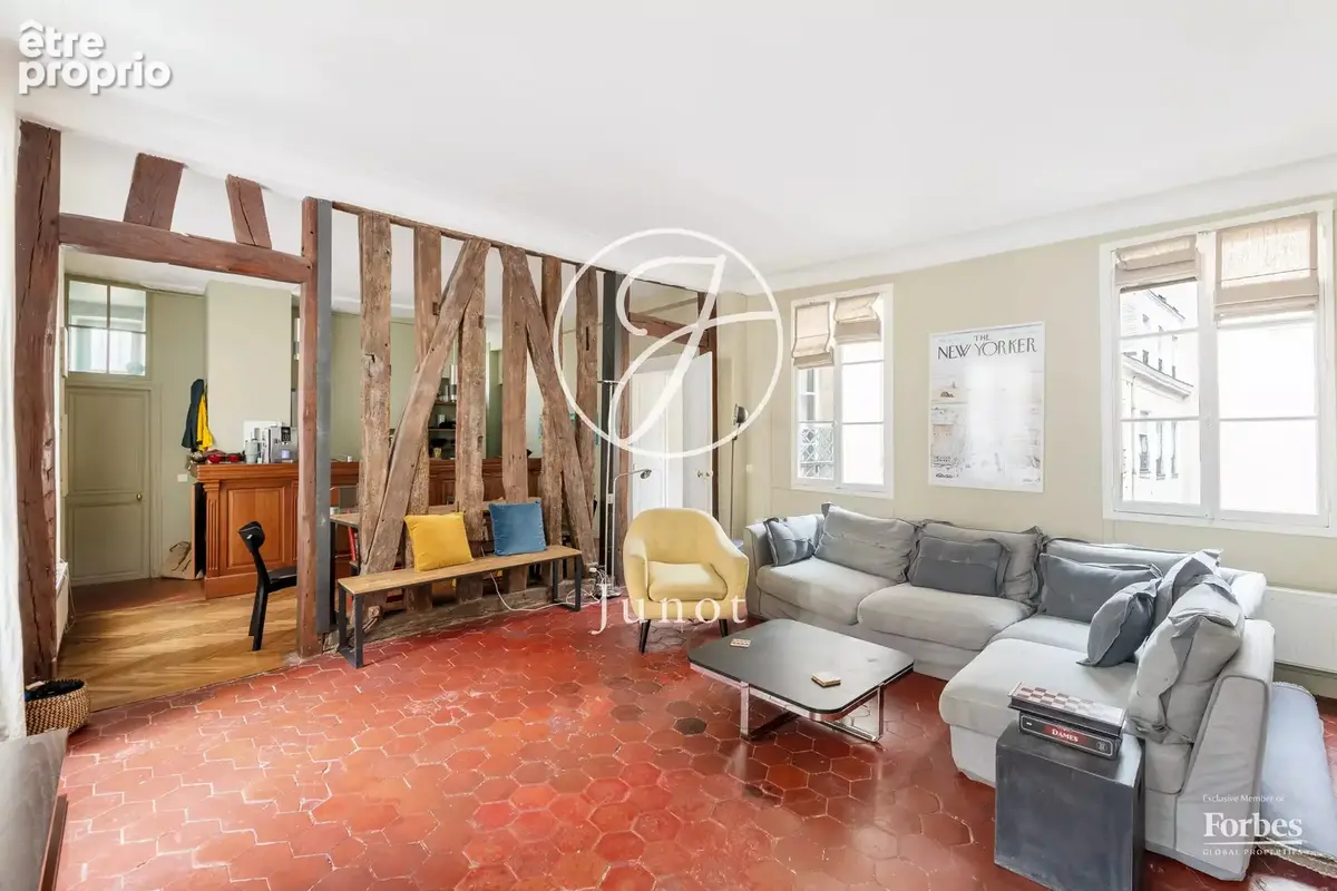 Lisière Paris 2e / Paris 10e - SENTIER / MONTORGUEIL / RUE DES JEÛNEURS - Appartement - 3 pièces - 87,53m² Carrez - 89,32m² au s - photo 11