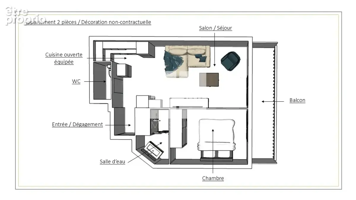 Appartement 2 pièces 37m2 meublé à Saint-Jean-de-Sixt - photo 11