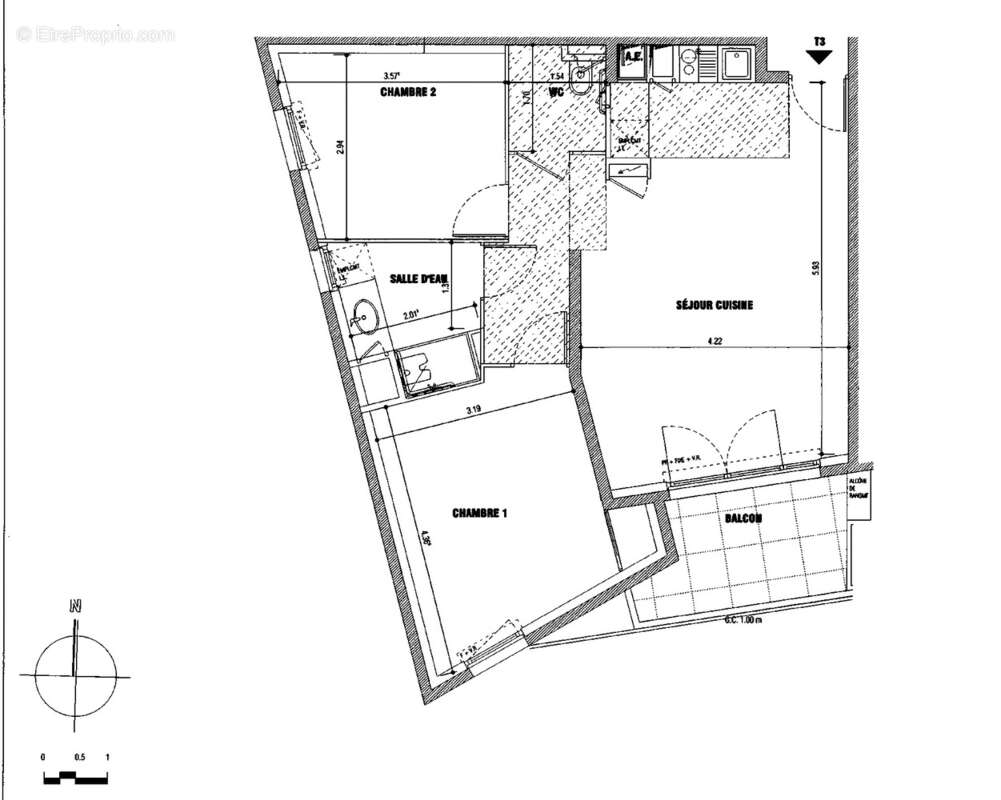 Appartement à TASSIN-LA-DEMI-LUNE