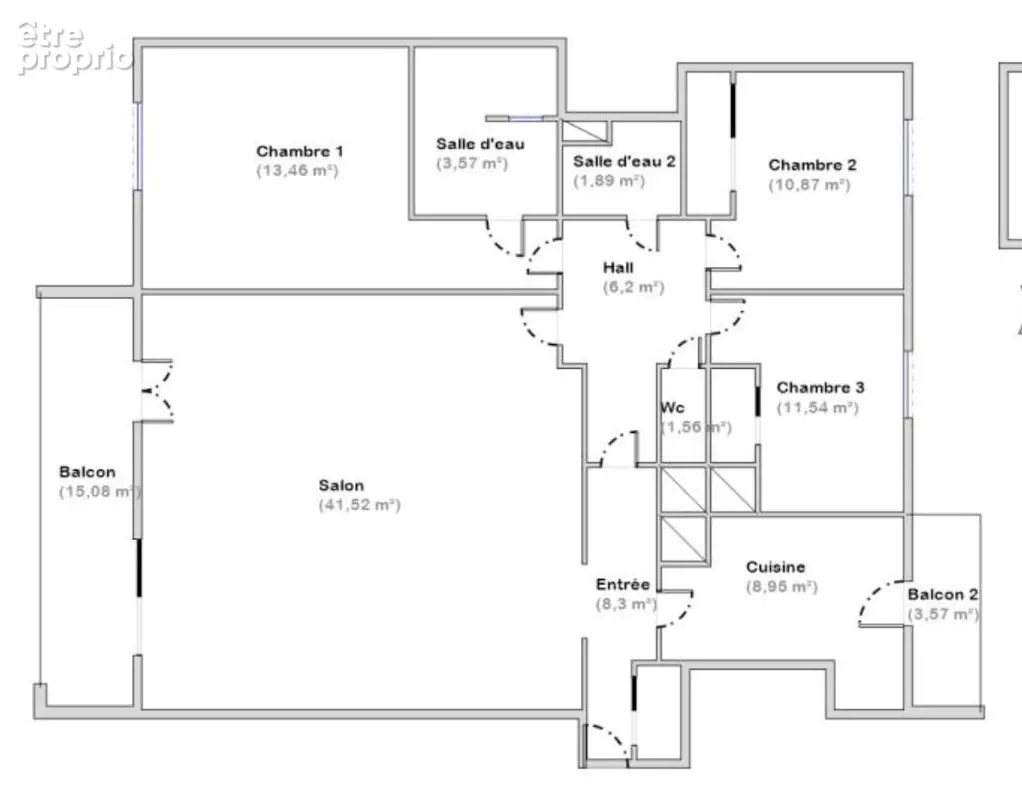 Appartement Rénové avec terrasse - Résidence familiale avec parc et tennis - photo 12