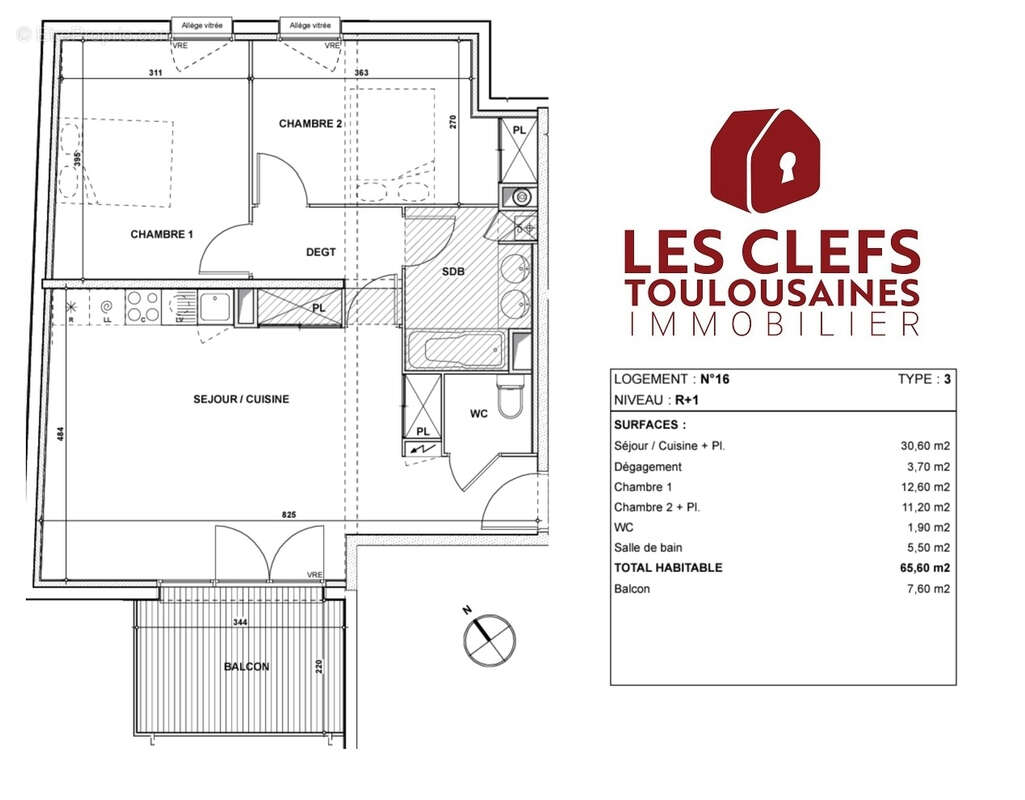 Appartement à TOULOUSE