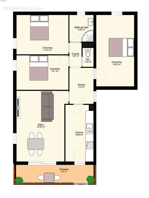 Appartement à VITROLLES