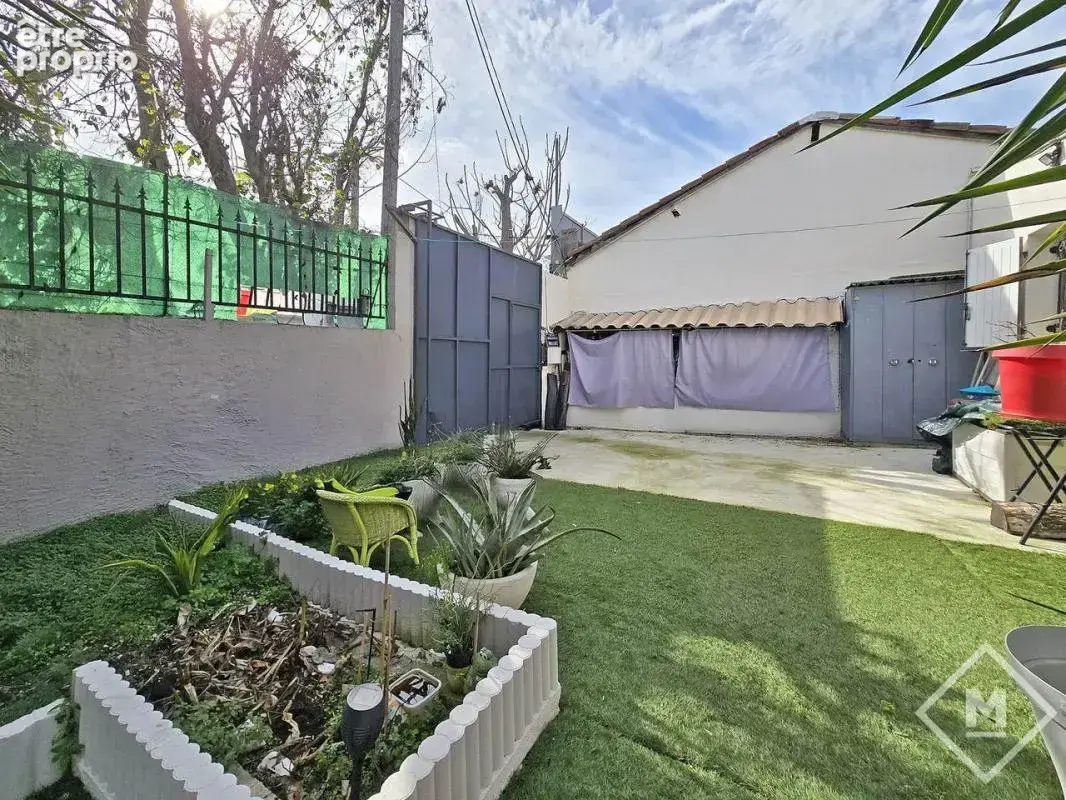 Maison t3/4 lumineuse de plain pied à vendre secteur saint loup marseille 13011 avec jardin - photo 6