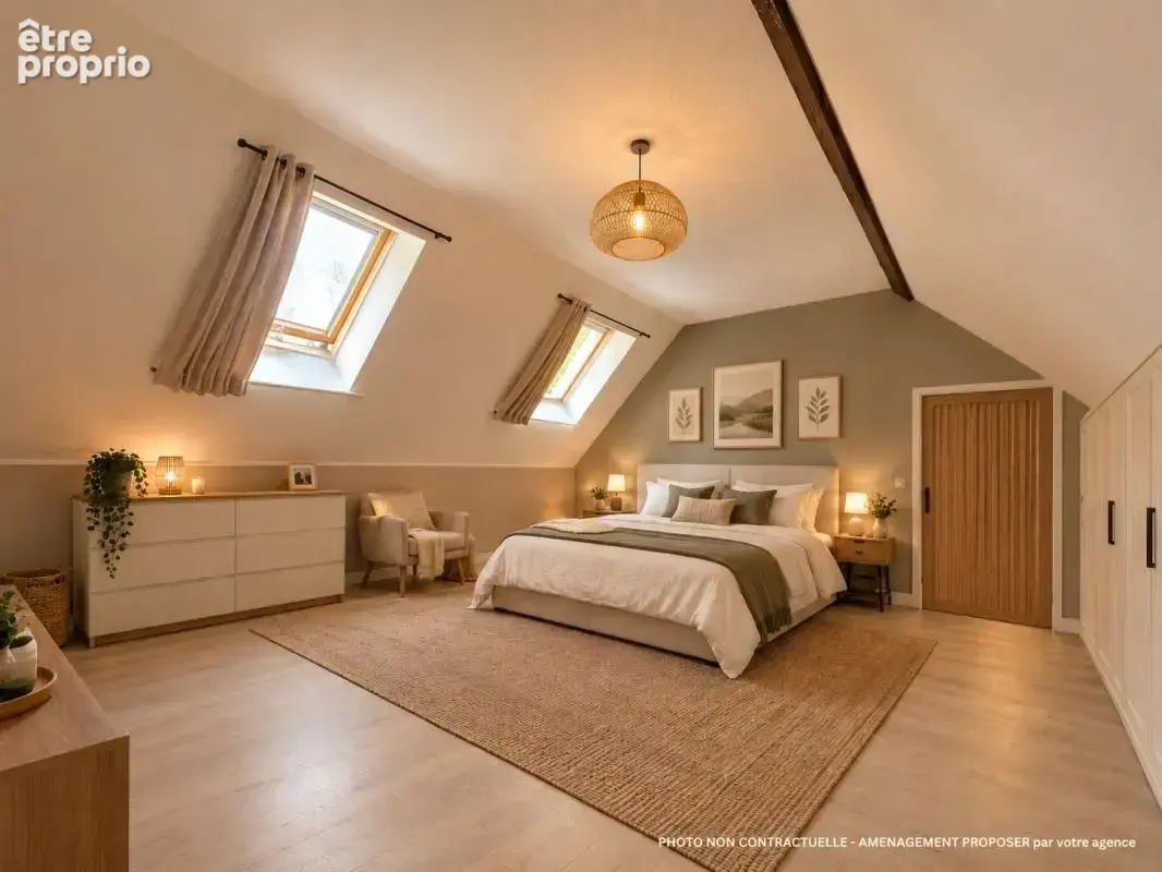 A vendre Longère 107m², 3chambres, mezzanine, terrain 437m², dépendance, cave - photo 17