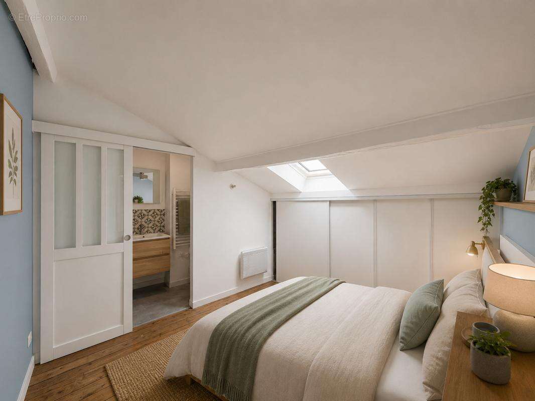 Toulouse - Face Saint Aubin - T2 de 46 m² (au sol) en dernier étage - photo 4