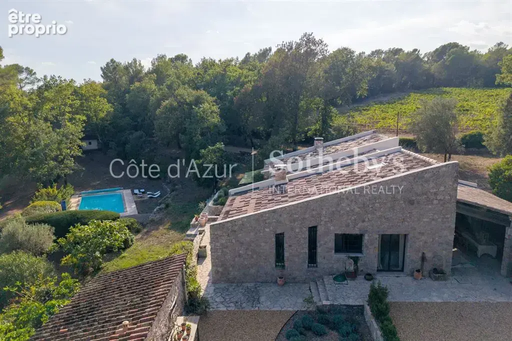 Saint Paul en Forêt, propriété provençale avec piscine chauffée et court de tennis - photo 4
