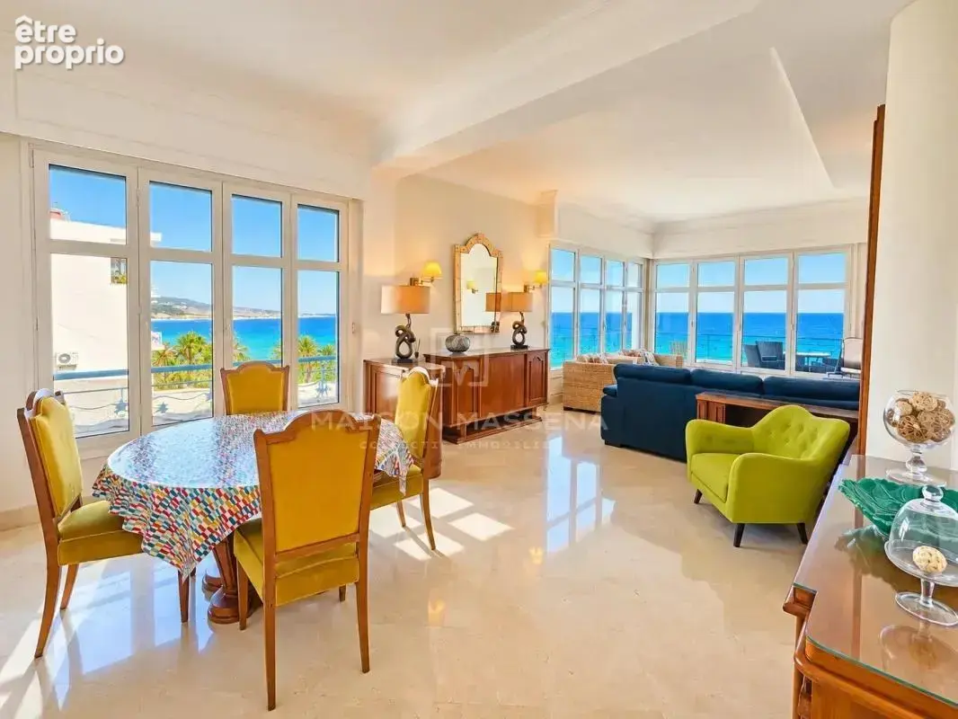 3/4 pièces - 5ème etage – vue panoramique mer baies des anges – magnifique terrasse d'angle - photo 7
