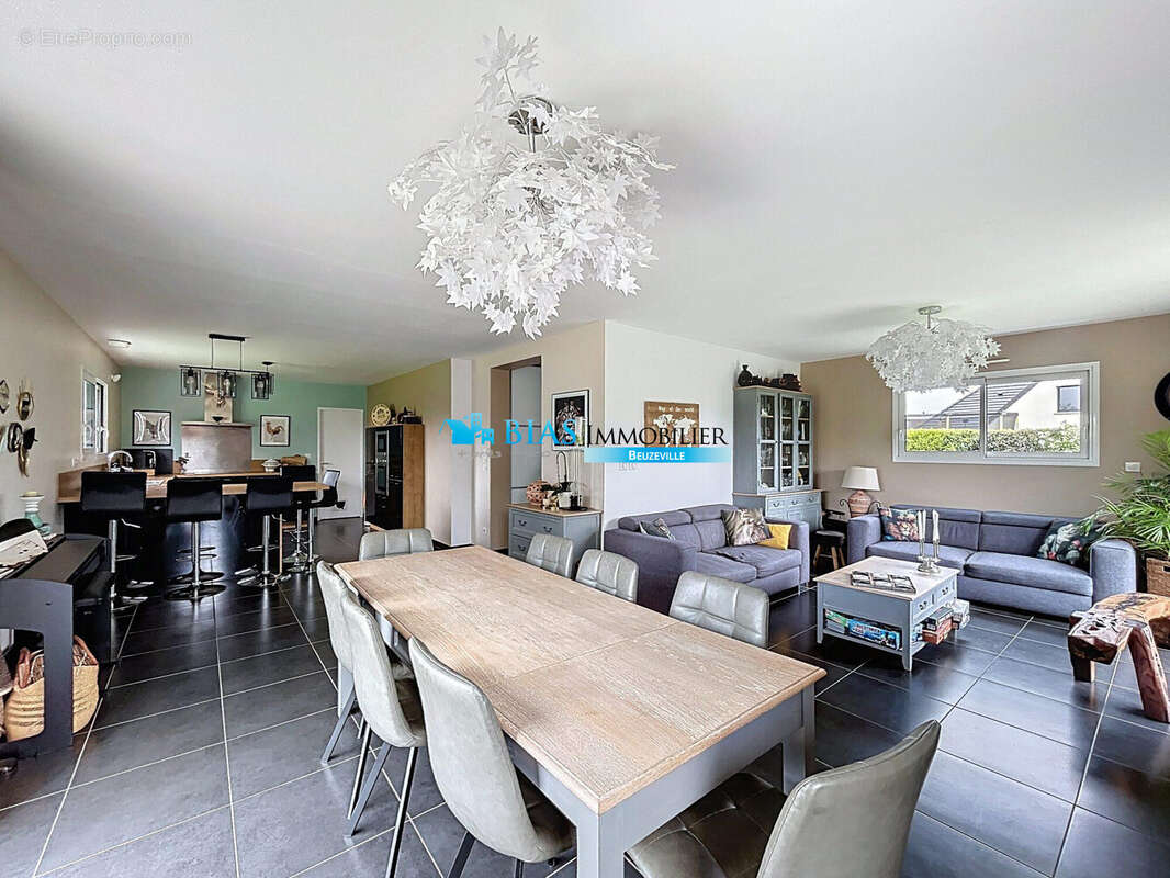 vue depuis séjour - Maison à BEUZEVILLE