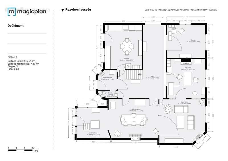Demeure de caractère – 435 m² – 8 chambres – jardin à l’anglaise – deûlémont – propriété d’exception - photo 14