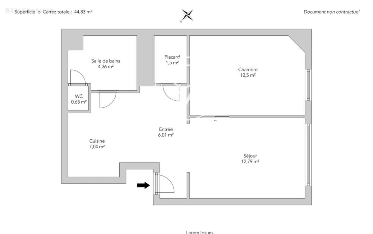 Appartement à PARIS-18E
