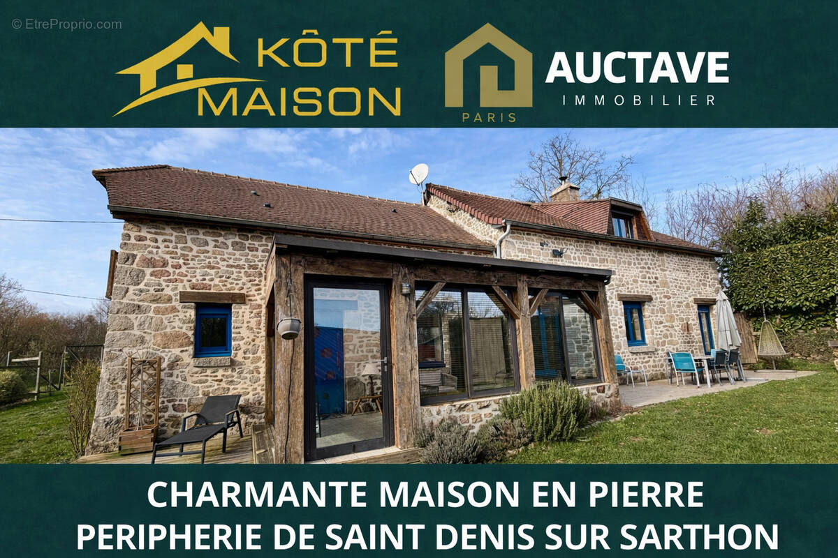 Maison à SAINT-DENIS-SUR-SARTHON
