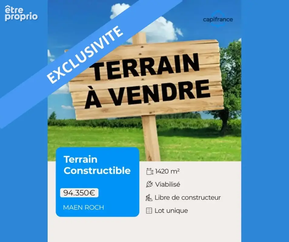Terrain à SAINT-ETIENNE-EN-COGLES