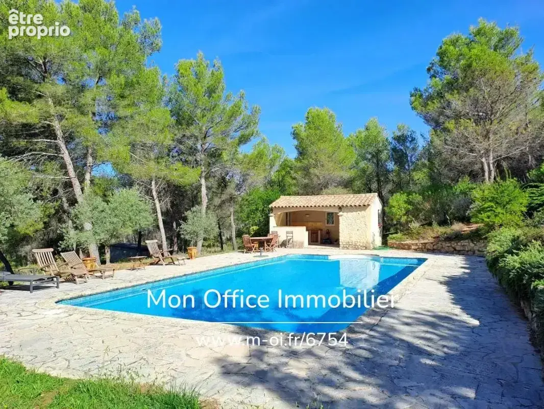Référence : 6754-VCL. - Maison avec belle vue dominante - Piscine et pool-house - Proche Aix à ROGNES - photo 21