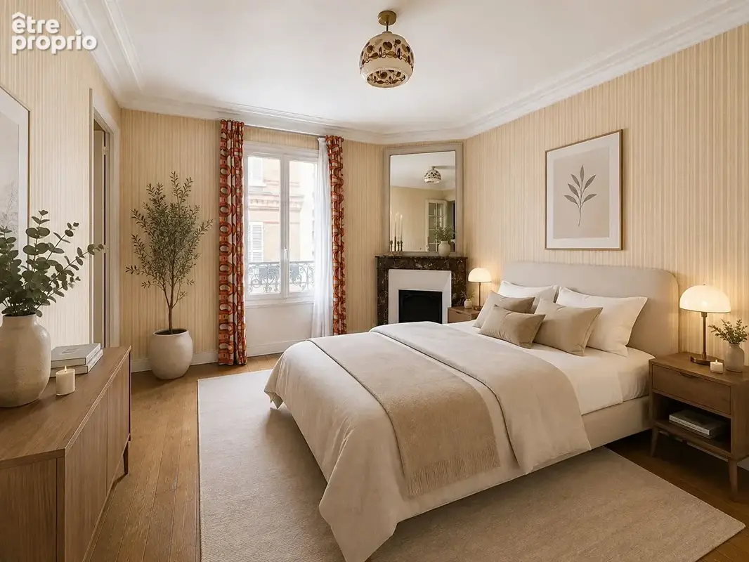 Paris 15e - seul au dernier étage: 80 m² de charme à réinventer - photo 5
