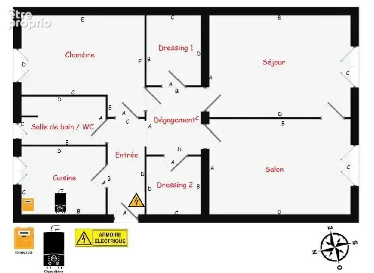 Appartement de 3 pièces, 2 chambres à Paris 16eme - photo 9